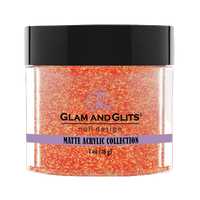 Glam & Glits Matte Acrylic Powder Orange Brandy 1oz - MAT634 Glam & Glits