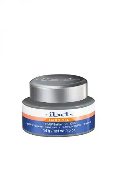 IBD Hard Gel LED/UV Builder Gel Clear 0.5 oz - #61177 IBD