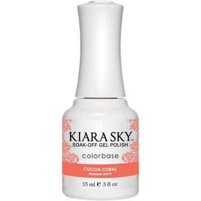 Kiara Sky - Gelcolor - Cocoa Coral 0.5 oz - #G419 Kiara Sky