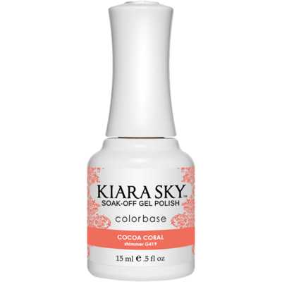 Kiara Sky - Gelcolor - Cocoa Coral 0.5 oz - #G419 Kiara Sky