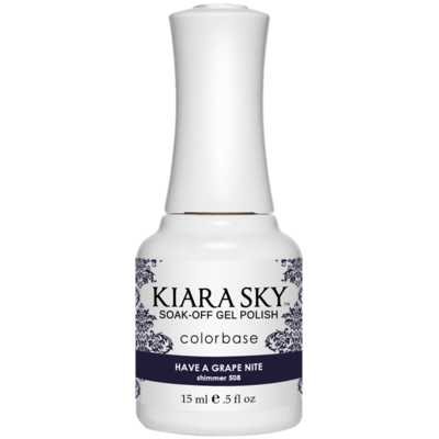 Kiara Sky - Gelcolor - Have A Grape Nite 0.5 oz - #G508 Kiara Sky