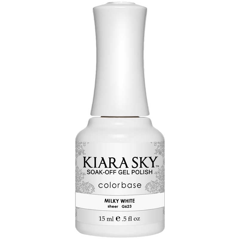 Kiara Sky - Gelcolor - Milky White 0.5 oz - #G623 Kiara Sky
