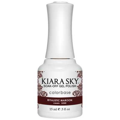 Kiara Sky - Gelcolor - Riyalistic Maroon 0.5 oz - #G545 Kiara Sky