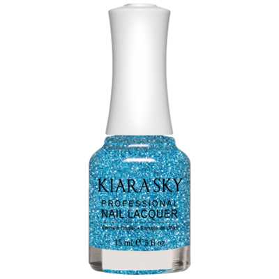 Kiara Sky All in one Nail Lacquer - Blue Lights  0.5 oz - #N5071 Kiara Sky