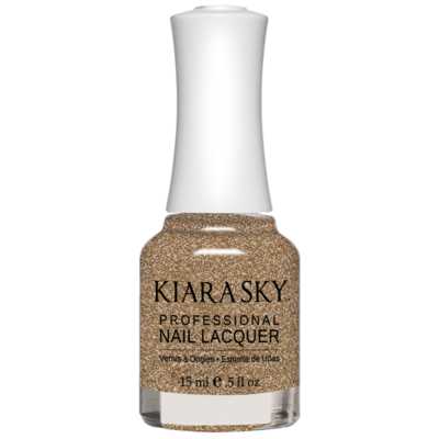 Kiara Sky All in one Nail Lacquer - Dripping In Gold  0.5 oz - #N5017 Kiara Sky