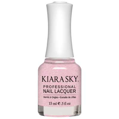 Kiara Sky All in one Nail Lacquer - Pink Stardust  0.5 oz - #N5041 Kiara Sky