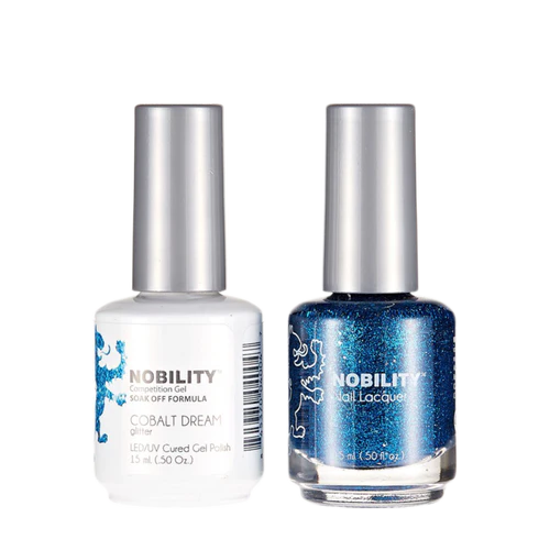 LeChat Nobility Gel Polish & Nail Lacquer - Cobalt Dream 0.5 oz - #NBCS186 Nobility