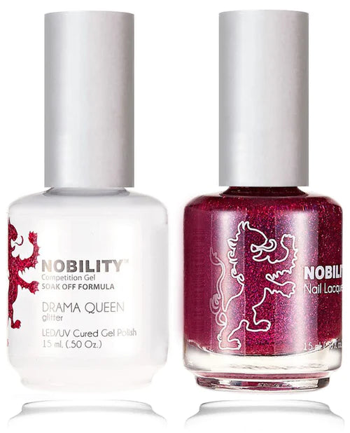 LeChat Nobility Gel Polish & Nail Lacquer - Drama Queen 0.5 oz - #NBCS185 Nobility