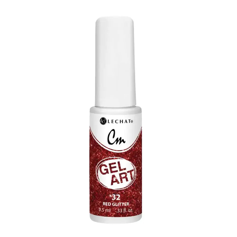 Lechat CM Gel Nail Art - Red Glitter - #CMG32 Lechat