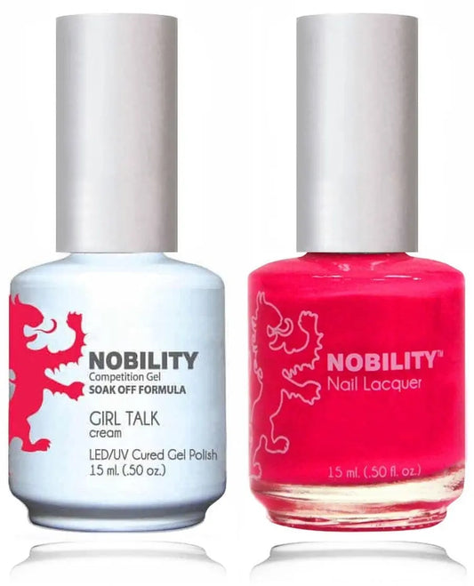 Lechat Nobility Gel Polish & Nail Lacquer - Girl Talk 0.5 oz - #NBCS102 Nobility