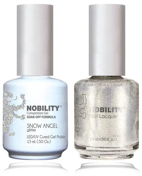 Lechat Nobility Gel Polish & Nail Lacquer - Snow Angel  0.5 oz - #NBCS127 Nobility