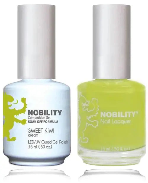 Lechat Nobility Gel Polish & Nail Lacquer - Sweet Kiwi 0.5 oz - #NBCS083 Nobility