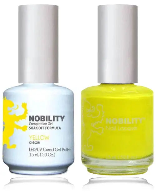 Lechat Nobility Gel Polish & Nail Lacquer - Yellow 0.5 oz - #NBCS053 Nobility