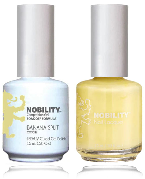 Lechat Nobility Gel Polish & Nail Lacquer - Banana Split 0.5 oz - #NBCS122 Nobility