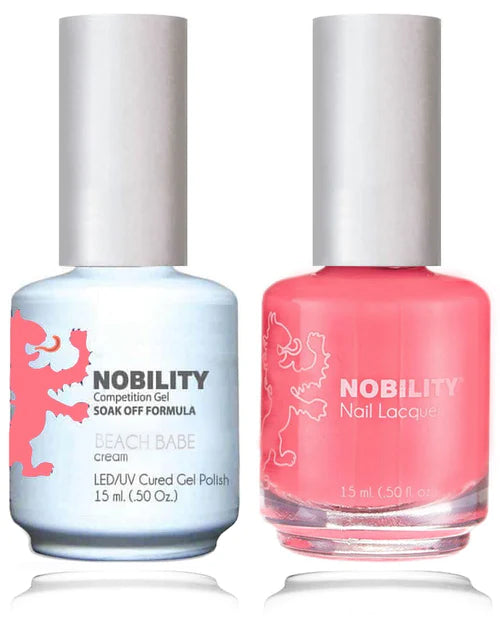 Lechat Nobility Gel Polish & Nail Lacquer - Beach Babe 0.5oz - #NBCS177 Nobility