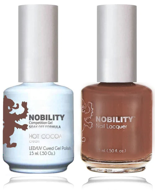 Lechat Nobility Gel Polish & Nail Lacquer - Hot Cocoa 0.5 oz 0.5 oz - #NBCS171 Nobility