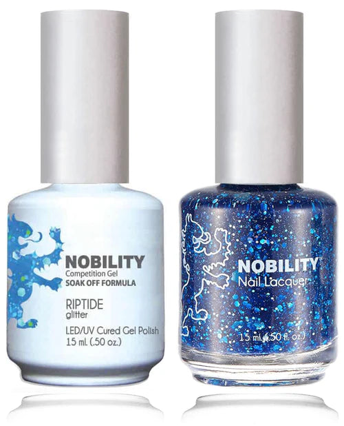 Lechat Nobility Gel Polish & Nail Lacquer - Riptide 0.5 oz - #NBCS113 Nobility