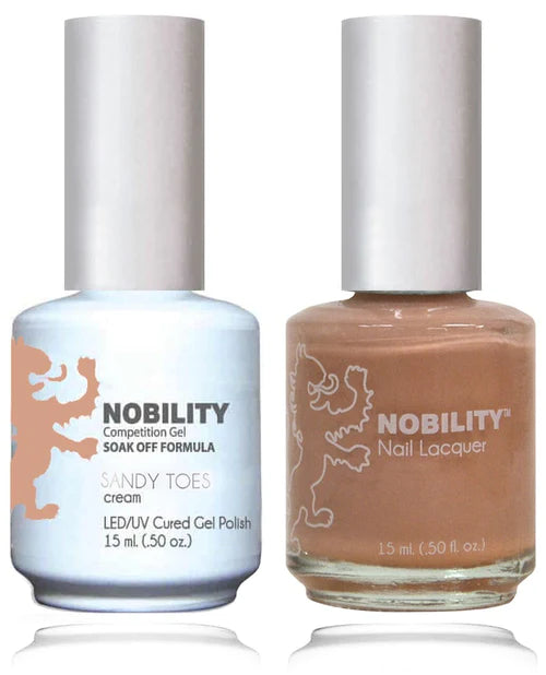 Lechat Nobility Gel Polish & Nail Lacquer - Sandy Toes 0.5 oz - #NBCS141 Nobility