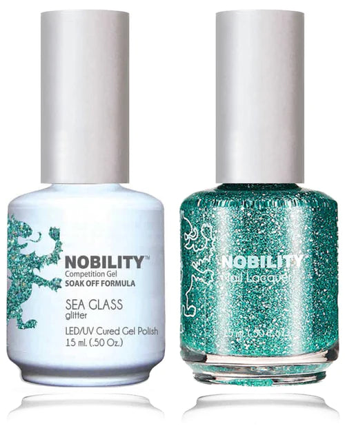 Lechat Nobility Gel Polish & Nail Lacquer - Sea Glass 0.5 oz - #NBCS128 Nobility