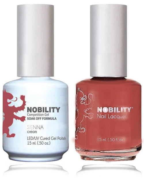 Lechat Nobility Gel Polish & Nail Lacquer - Sienna 0.5 oz - #NBCS155 Nobility