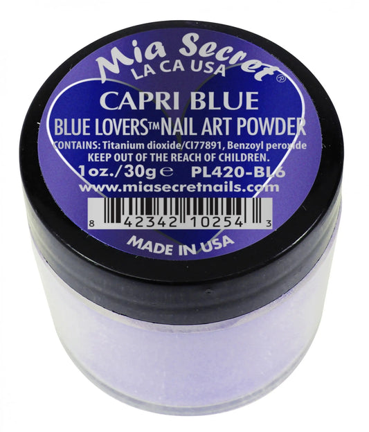 Mia Secret - Capri Blue Blue Lovers  Acrylic Powder 1 oz - #PL420-BL6 Mia Sercret