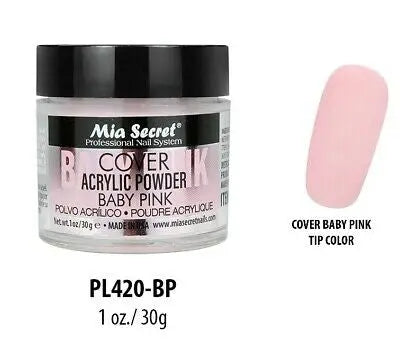 Mia Secret - Cover Baby Pink Acrylic Powder1oz - #PL420-BP Mia Sercret