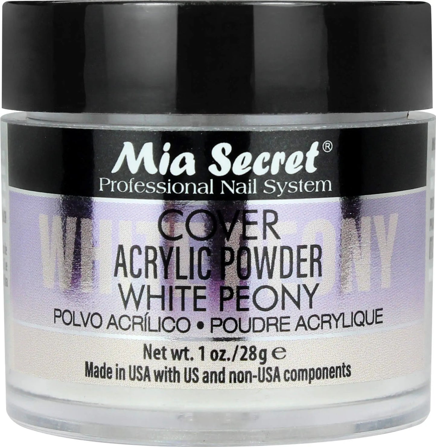 Mia Secret - Cover White Peony Acrylic Powder 1oz - #PL420_NY Mia Sercret