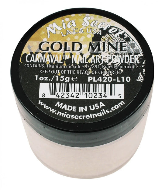 Mia Secret - Gold Mine Carnaval Acrylic Powder 1 oz - #PL420-L10 Mia Sercret
