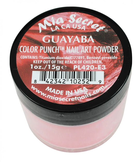 Mia Secret - Guayaba Color Punch Acrylic Powder 1 oz - #PL420-E3 Mia Secret