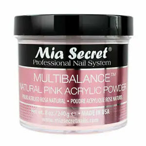 Mia Secret - Multibalance Naturail Pink Acryilic Powder 8 oz - #PL-450NB Mia Secret