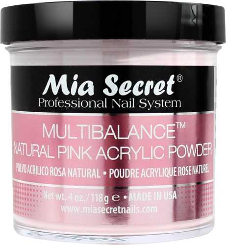 Mia Secret - Multibalance Natural Pink Acrylic Powder 2 oz - #PL430-NB Mia Secret