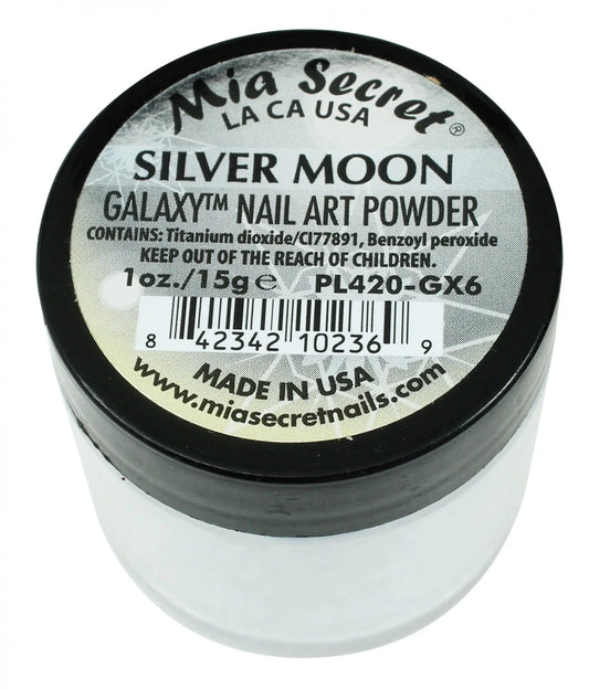 Mia Secret - Silver Moon Galaxi Acrylic Powder 1 oz - #PL420-GX6 Mia Secret