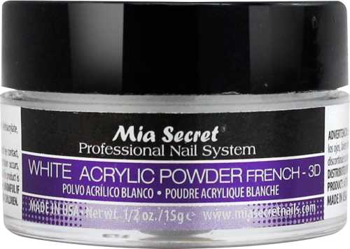 Mia Secret - White Acrylic Powder 1 oz - #PL420-W Mia Secret