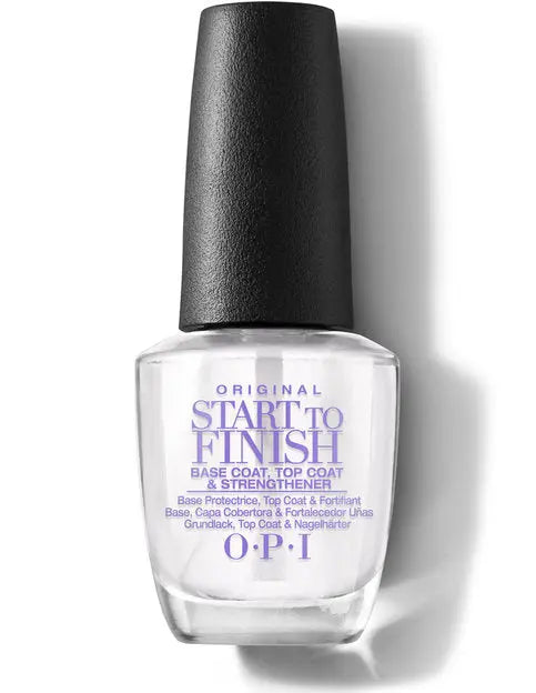 OPI Nail Lacquer - Start-To-Finish Base Coat, Topcoat & Strengthener 0.5 oz OPI