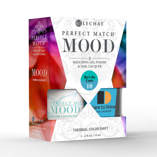 Lechat Perfect Match Mood Color Changing Gel Polish - Sky's the Limit 0.5 oz - #PMMDS10 Lechat