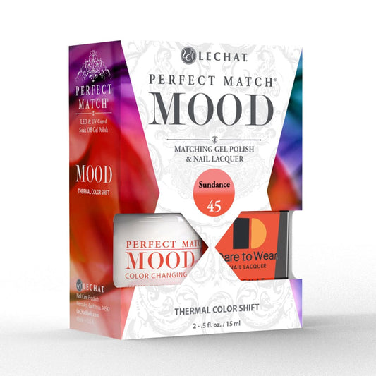 Lechat Perfect Match Mood Color Changing Gel Polish - Sundance 0.5 oz - #PMMDS45 Lechat