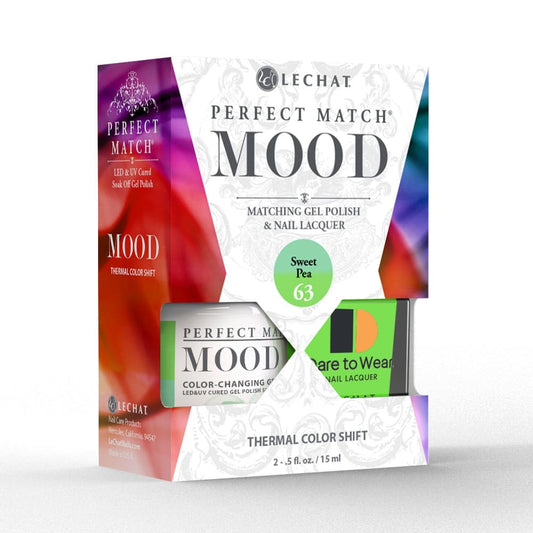 Lechat Perfect Match Mood Color Changing Gel Polish - Sweet Pear 0.5 oz - #PMMDS63 Lechat