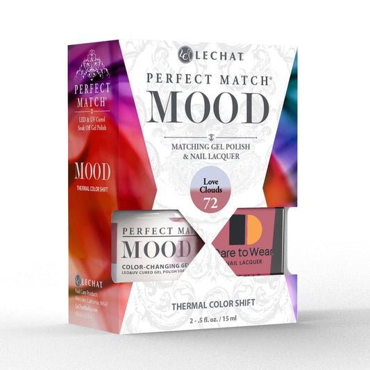 Lechat Perfect Match Mood Color Changing Gel Polish - Love Clouds 0.5 oz - #PMMDS72 Lechat