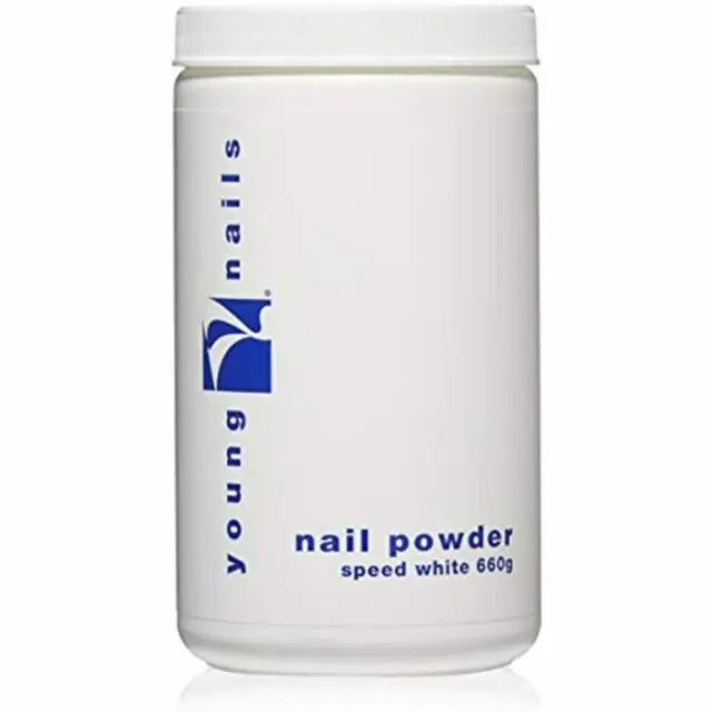 Young Nails Acrylic Powder - Speed White 660 gram - #PS660WH Young Nails