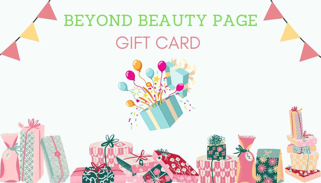 eGift Card Beyond Beauty Page