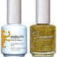 Lechat Nobility Gel Polish & Nail Lacquer - Golden Glitz 0.5 oz - #NBCS067 Nobility