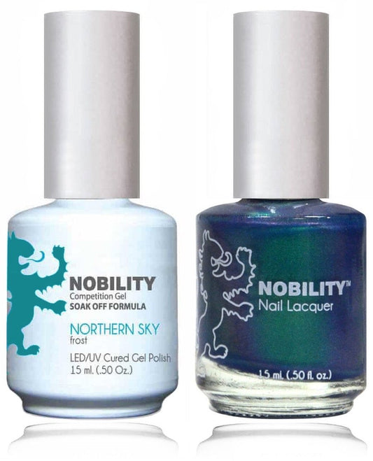 Lechat Nobility Gel Polish & Nail Lacquer - Northern Sky 0.5 oz - #NBCS050 Nobility