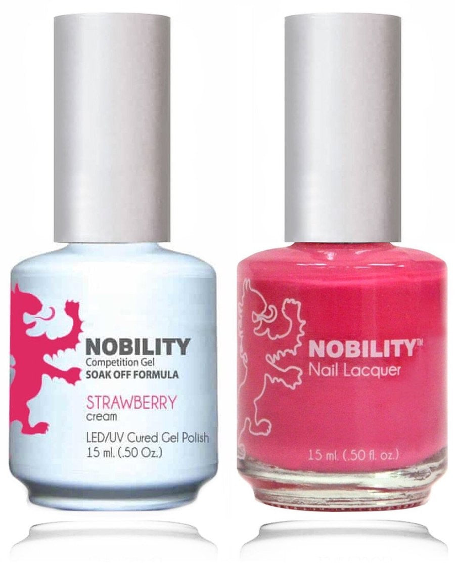 Lechat Nobility Gel Polish & Nail Lacquer - Strawberry 0.5 oz - #NBCS075 Nobility