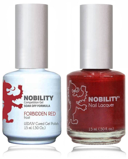 Lechat Nobility Gel Polish & Nail LacquerForbidden Red 0.5 oz - #NBCS013 Nobility