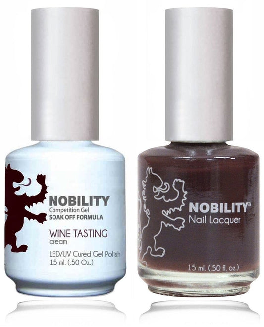 Lechat Nobility Gel Polish & Nail Lacquer - Wine Tasting 0.5 oz - #NBCS034 Nobility