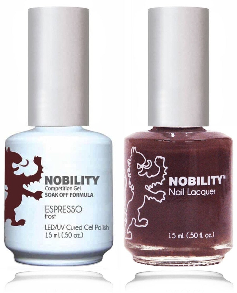 Lechat Nobility Gel Polish & Nail Lacquer - Espresso 0.5 oz - #NBCS084 Nobility