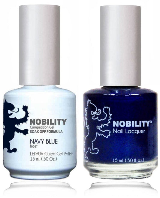 Lechat Nobility Gel Polish & Nail Lacquer - Navy Blue 0.5 oz - #NBCS020 Nobility