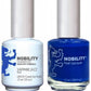 Lechat Nobility Gel Polish & Nail Lacquer - Sapphire Jazz 0.5 oz - #NBCS094 Nobility