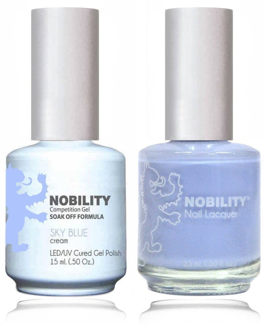 Lechat Nobility Gel Polish & Nail Lacquer - Sky Blue 0.5 oz - #NBCS063 Nobility