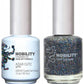 Lechat Nobility Gel Polish & Nail Lacquer- Aqua Glitz 0.5 oz - #NBCS070 Nobility